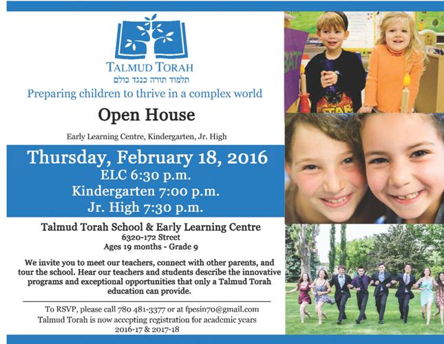 Talmud Torah Open House